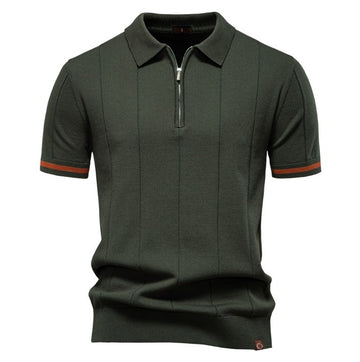 Men's Business Casual Knit Polo