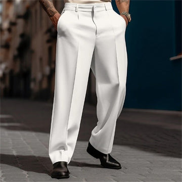 Men's Straight Casual Suit Pants
